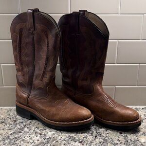 Durango Rich Brown Western Heeled Boots